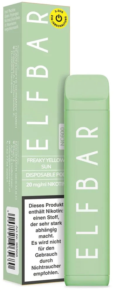 Elf Bar NC600 Freaky Yellow Sun 20mg