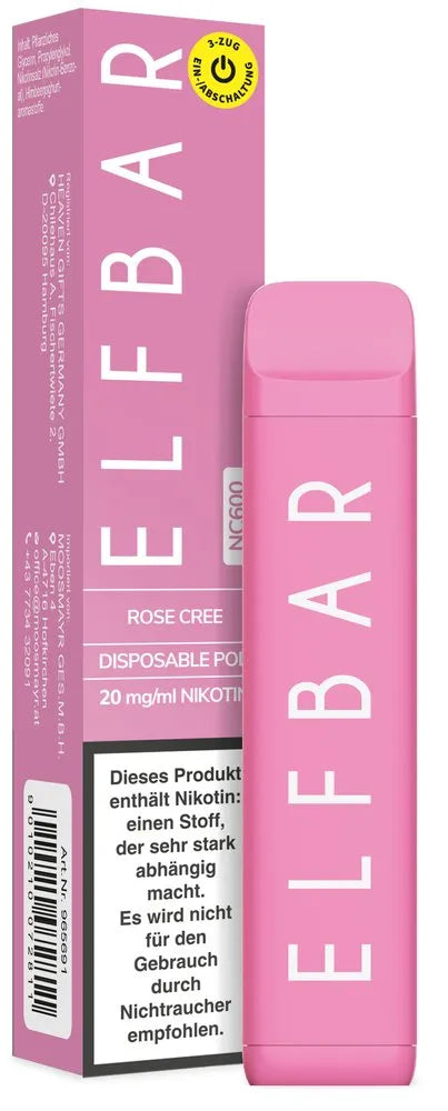 Elf Bar NC600 Rose Cree 20mg