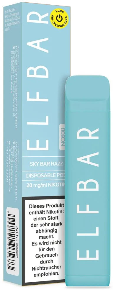 Elf Bar NC600 Sky Bar Razz 20mg