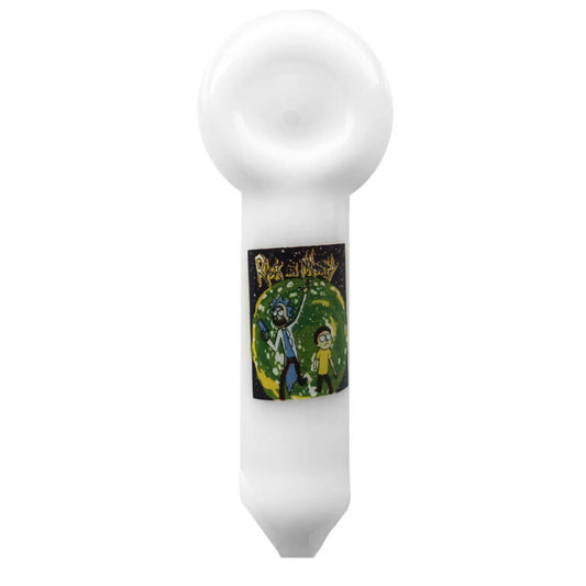 Weiße Cristal Pfeife 12cm Cartoons