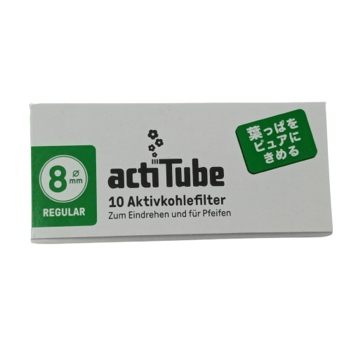 actiTube Aktivkohlefilter | 8mm | 10Stk