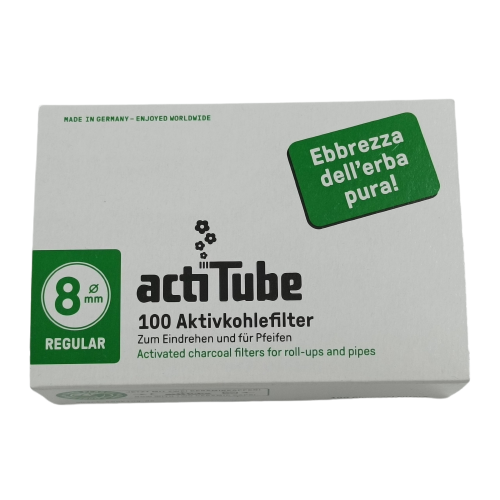 actiTube Aktivkohlefilter | 8mm | 100Stk