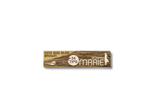 MARIE KingSize Slim + Tips - Brown
